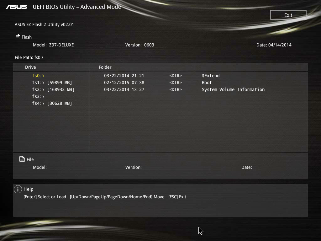 Настройка uefi bios asus z97